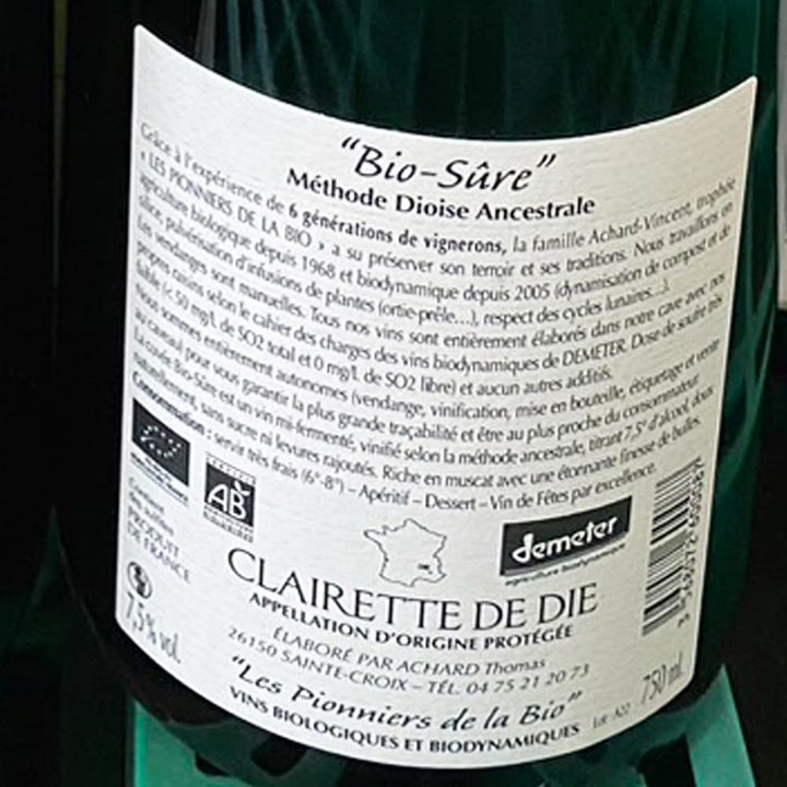 Clairette de di Bio Sur (Ancient Method) Effervescent