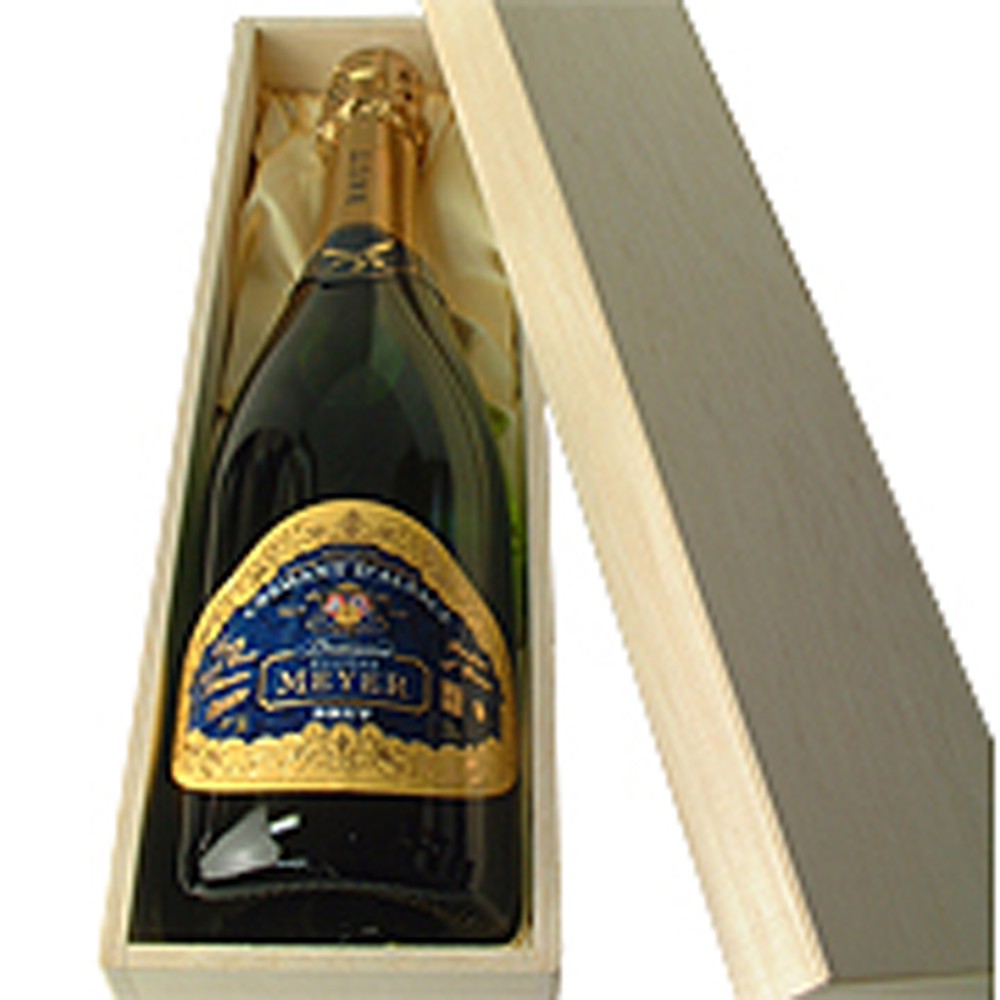 Cloth-covered wooden box for one bottle (750ml) (additional charge for wine)