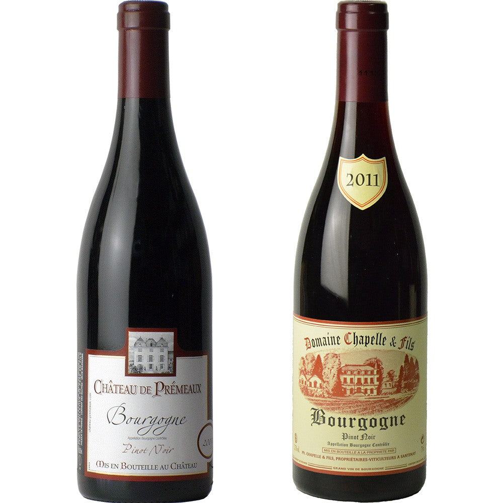 造り手の違いで楽しむブルゴーニュ飲み比べセット オーガニックワイン