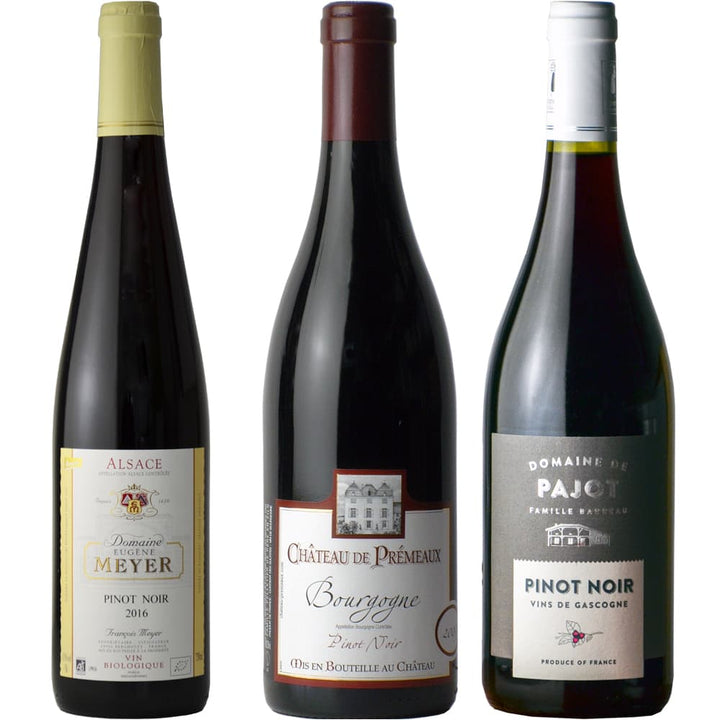 Pinot Noir red wine tasting set