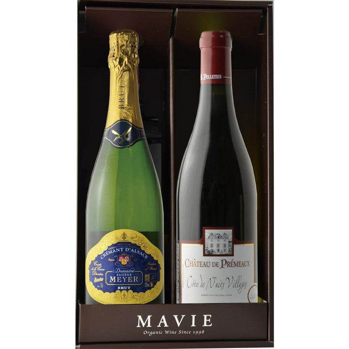 [Gift set in a gift box] Gorgeous sparkling wine and classic Burgundy