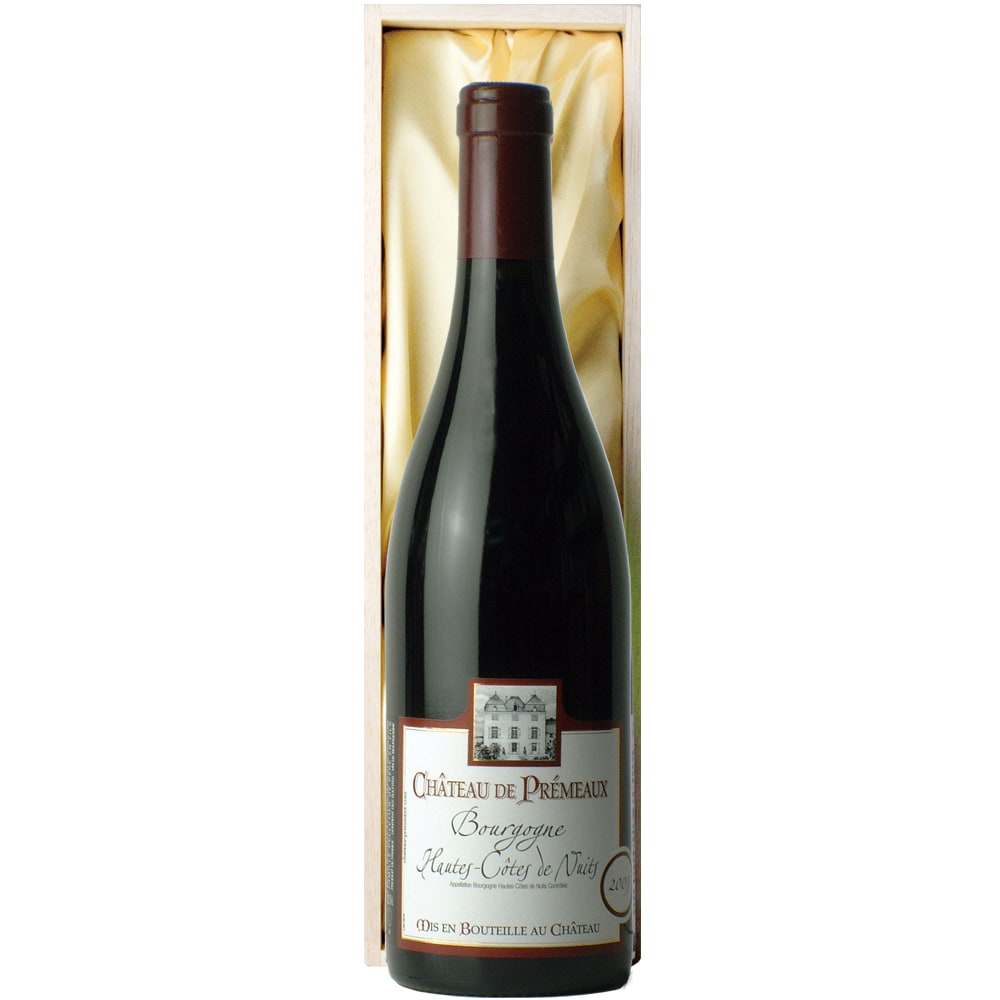 [Respect for the Aged Day] Luxurious Burgundy red wine gift (in a cloth-covered wooden box) [Date and time can be specified]