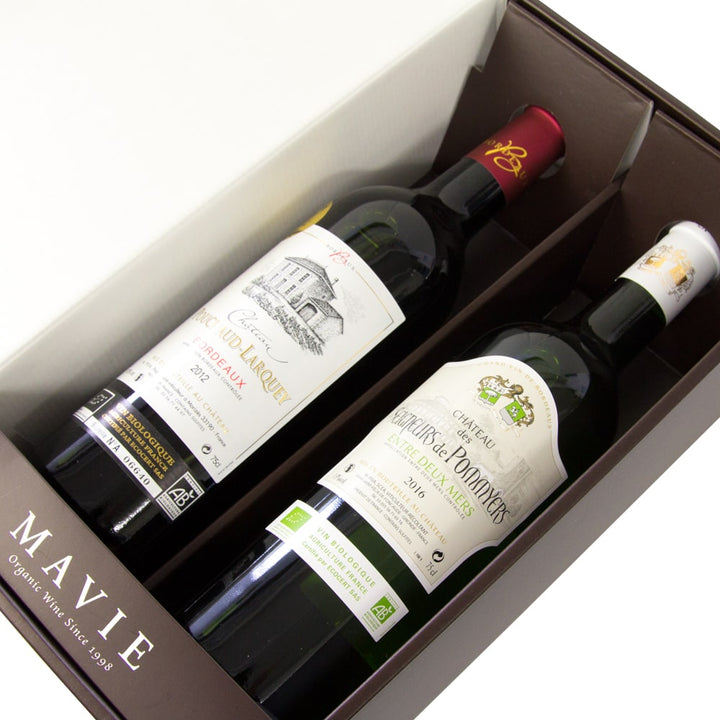 [Year-end gift] Set of 2 gold medal winning red and white Bordeaux wines