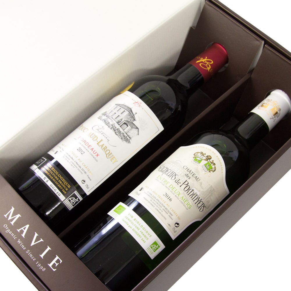 White Day [gift box included] Gold Award winning Bordeaux wine red and white 2 bottle set