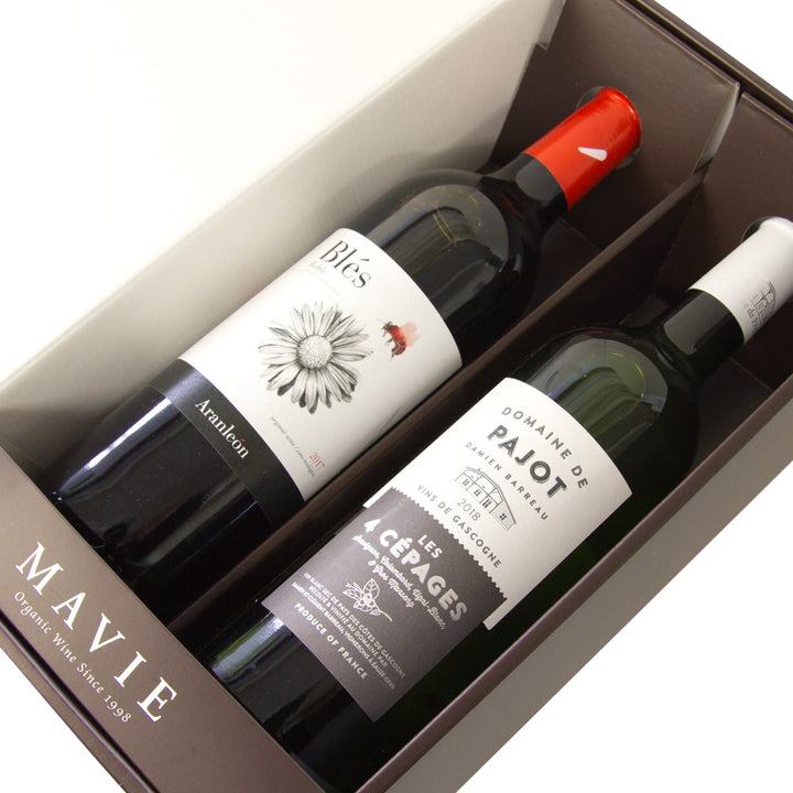 [Year-end gift] Gift of 2 easy-to-drink red and white bottles