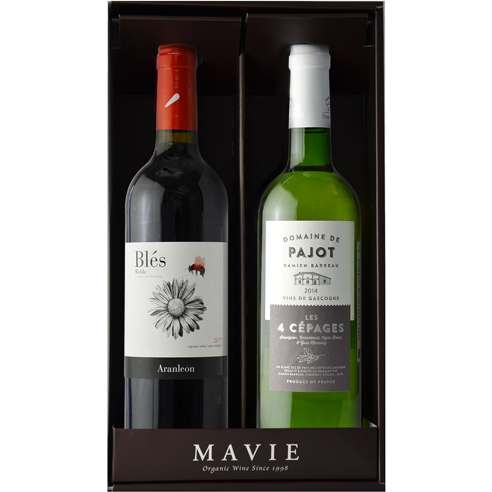 [Year-end gift] Gift of 2 easy-to-drink red and white bottles