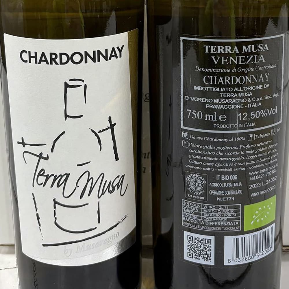 シャルドネ ヴェネツィア 白 イタリア(ヴェネト州) オーガニックワイン