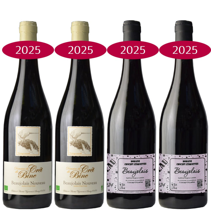 [Beaujolais 2024] Tasting comparison of Beaujolais Nouveau from two producers