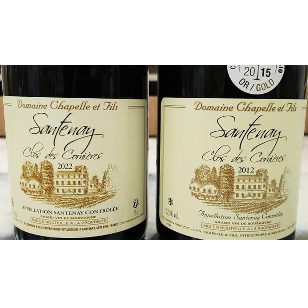 サントネー クロ デ コルニエール 赤【2012年・2022年 飲み比べセット】